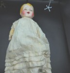 antique baby doll 1930s slip